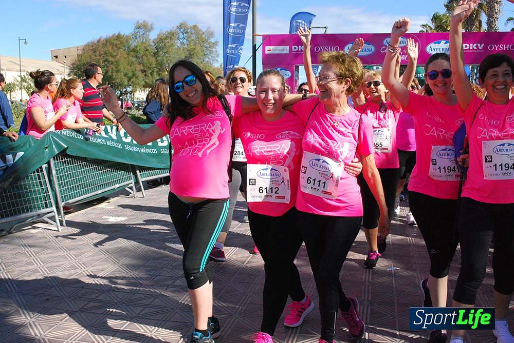 Carrera de la Mujer Valencia 2016: meta (de 01:32 a 01:41)