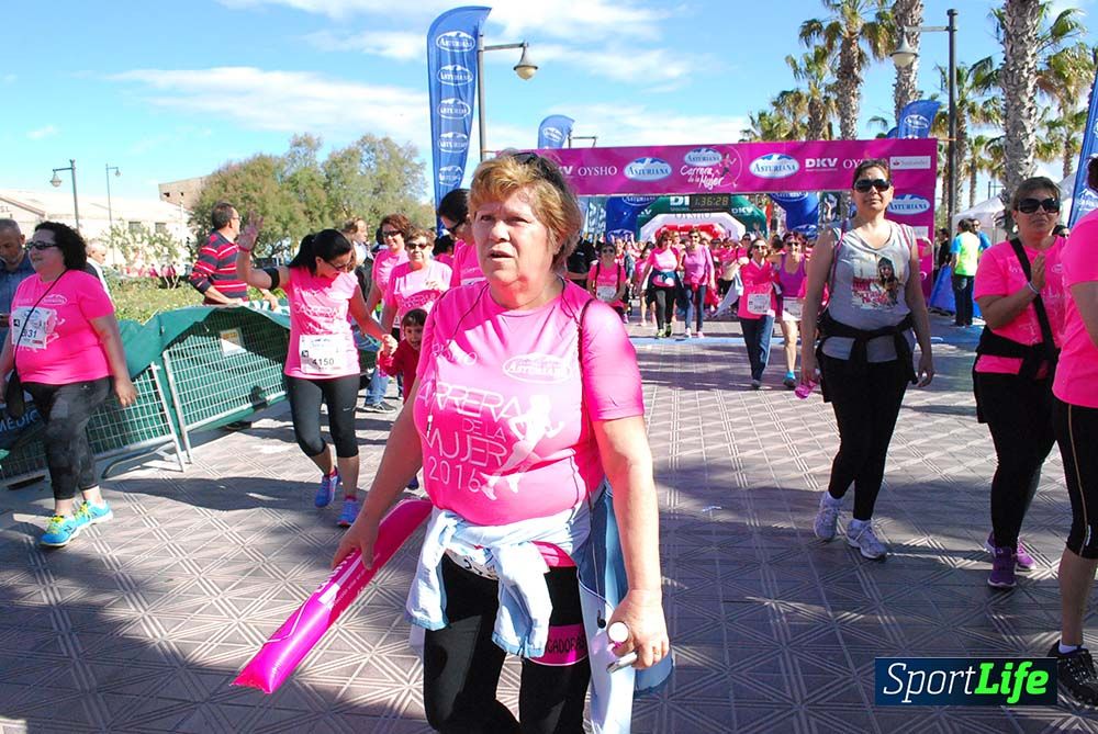 Carrera de la Mujer Valencia 2016: meta (de 01:32 a 01:41)