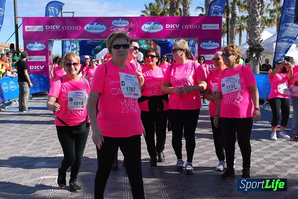 Carrera de la Mujer Valencia 2016: meta (de 01:32 a 01:41)
