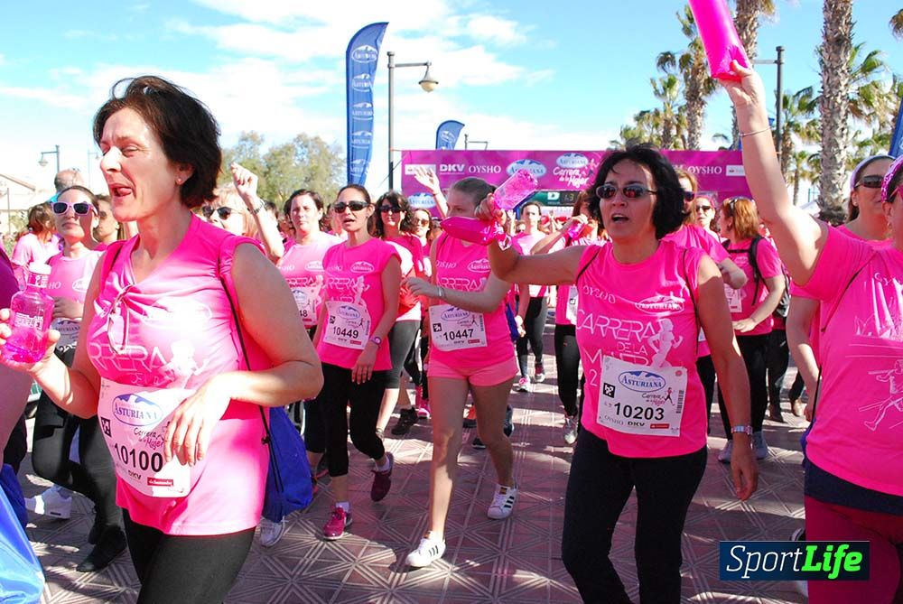 Carrera de la Mujer Valencia 2016: meta (de 01:32 a 01:41)