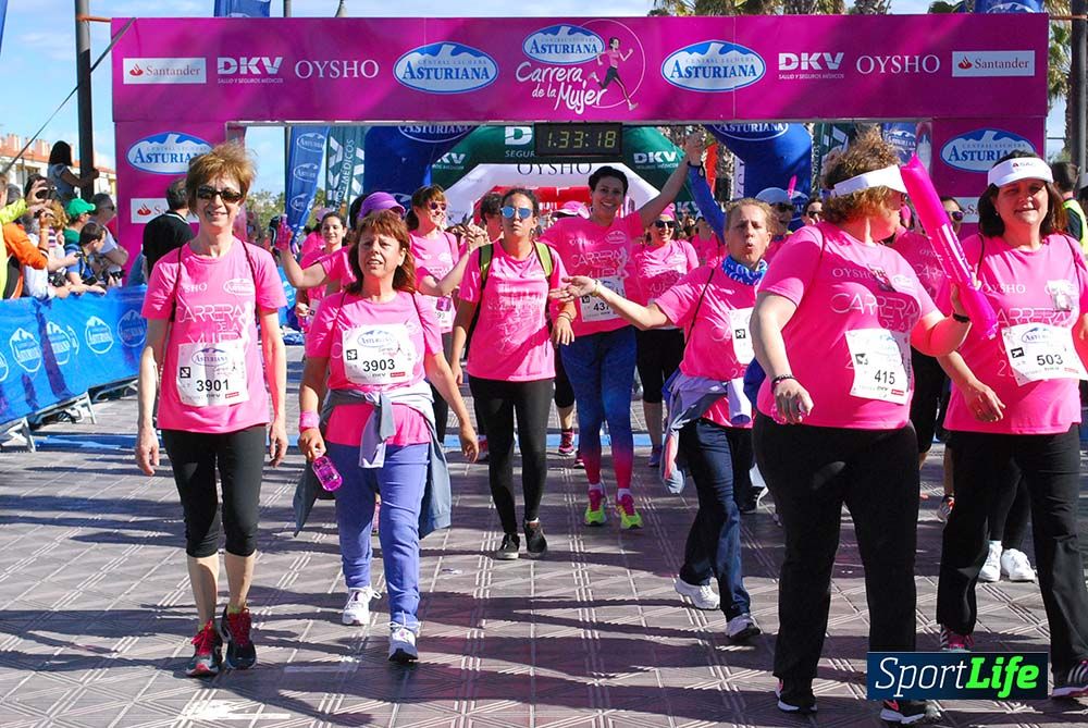 Carrera de la Mujer Valencia 2016: meta (de 01:32 a 01:41)