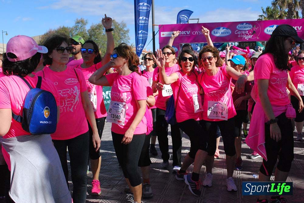 Carrera de la Mujer Valencia 2016: meta (de 01:32 a 01:41)