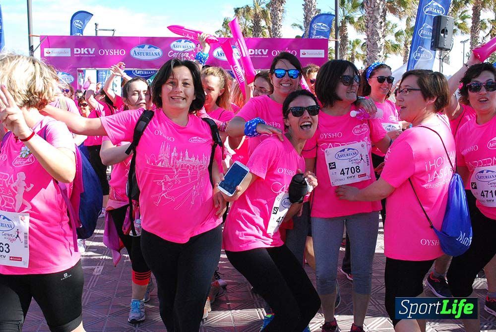 Carrera de la Mujer Valencia 2016: meta (de 01:32 a 01:41)