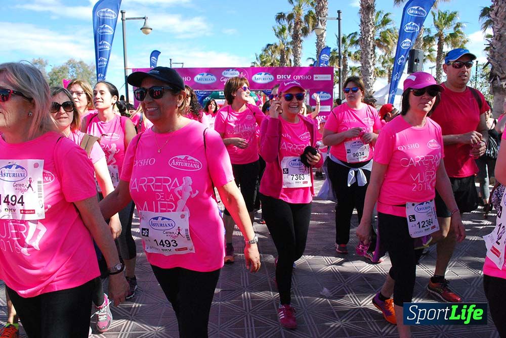 Carrera de la Mujer Valencia 2016: meta (de 01:32 a 01:41)