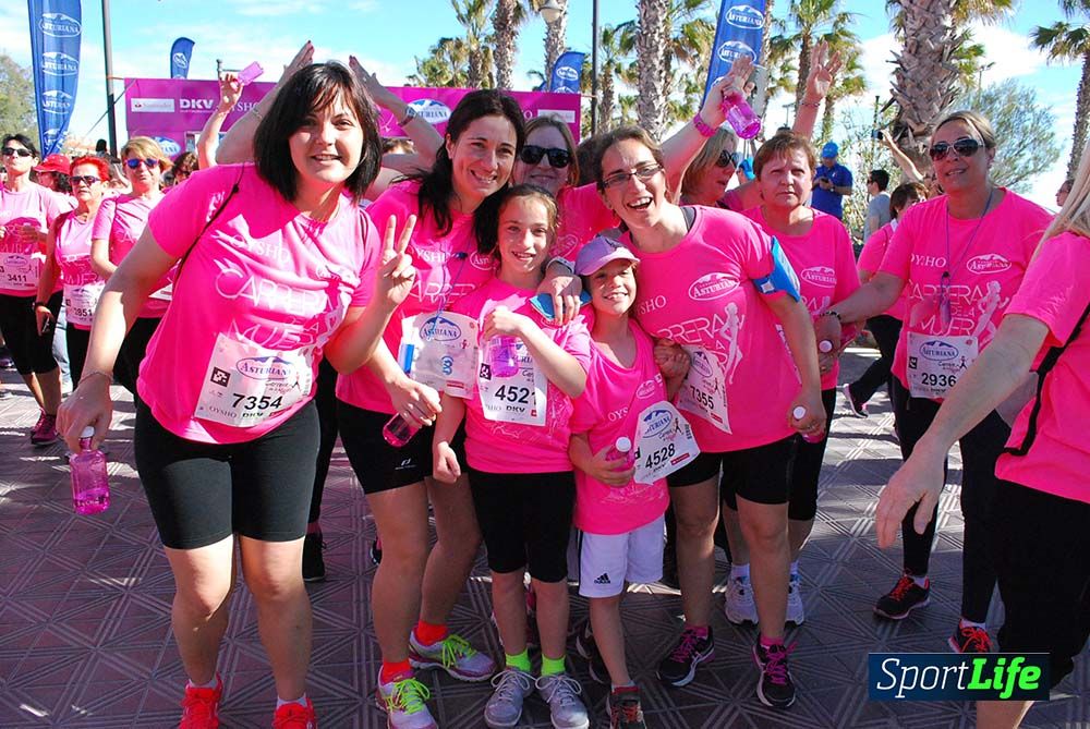 Carrera de la Mujer Valencia 2016: meta (de 01:32 a 01:41)