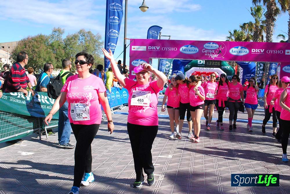 Carrera de la Mujer Valencia 2016: meta (de 01:32 a 01:41)