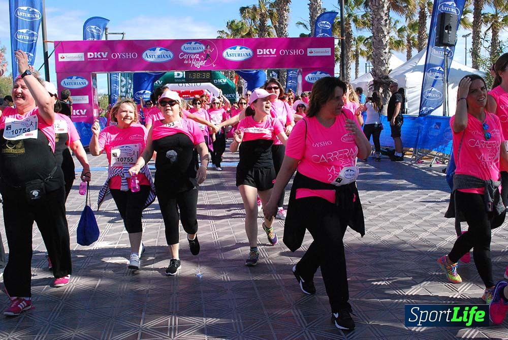 Carrera de la Mujer Valencia 2016: meta (de 01:32 a 01:41)