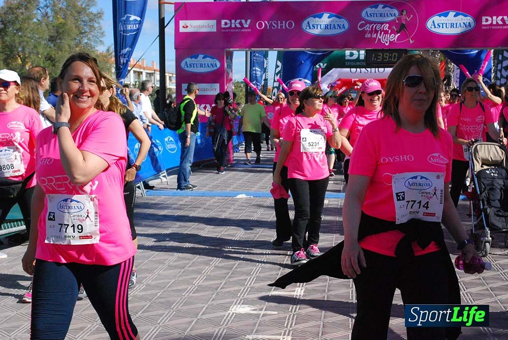 Carrera de la Mujer Valencia 2016: meta (de 01:32 a 01:41)