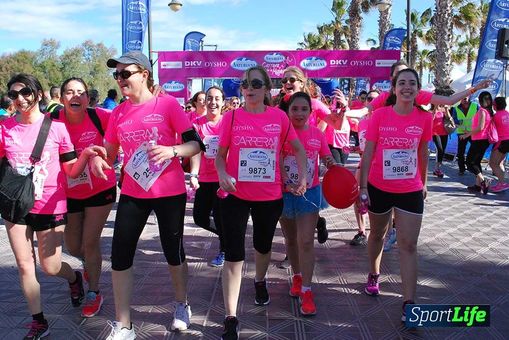 Carrera de la Mujer Valencia 2016: meta (de 01:32 a 01:41)