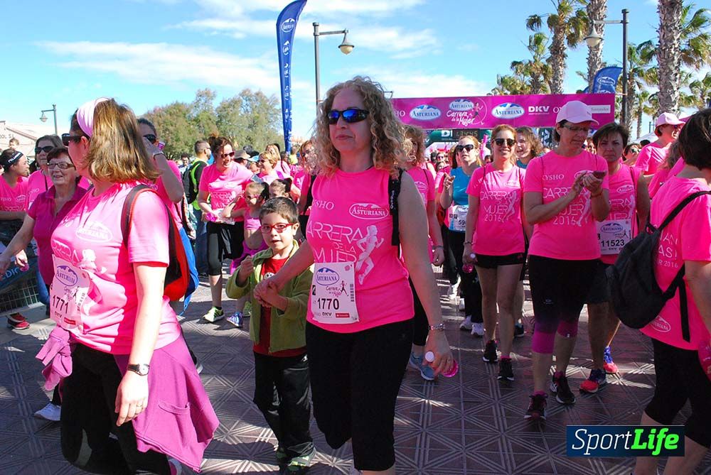 Carrera de la Mujer Valencia 2016: meta (de 01:32 a 01:41)