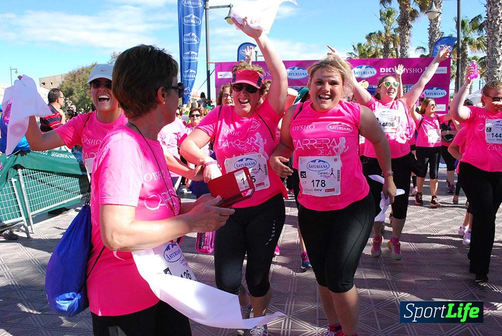 Carrera de la Mujer Valencia 2016: meta (de 01:32 a 01:41)