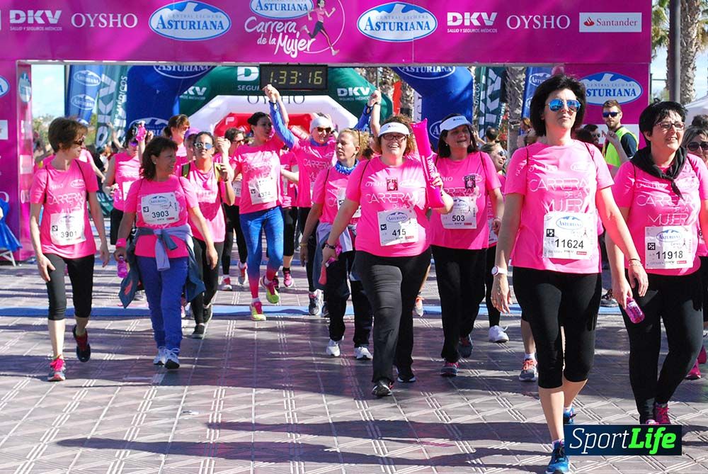Carrera de la Mujer Valencia 2016: meta (de 01:32 a 01:41)