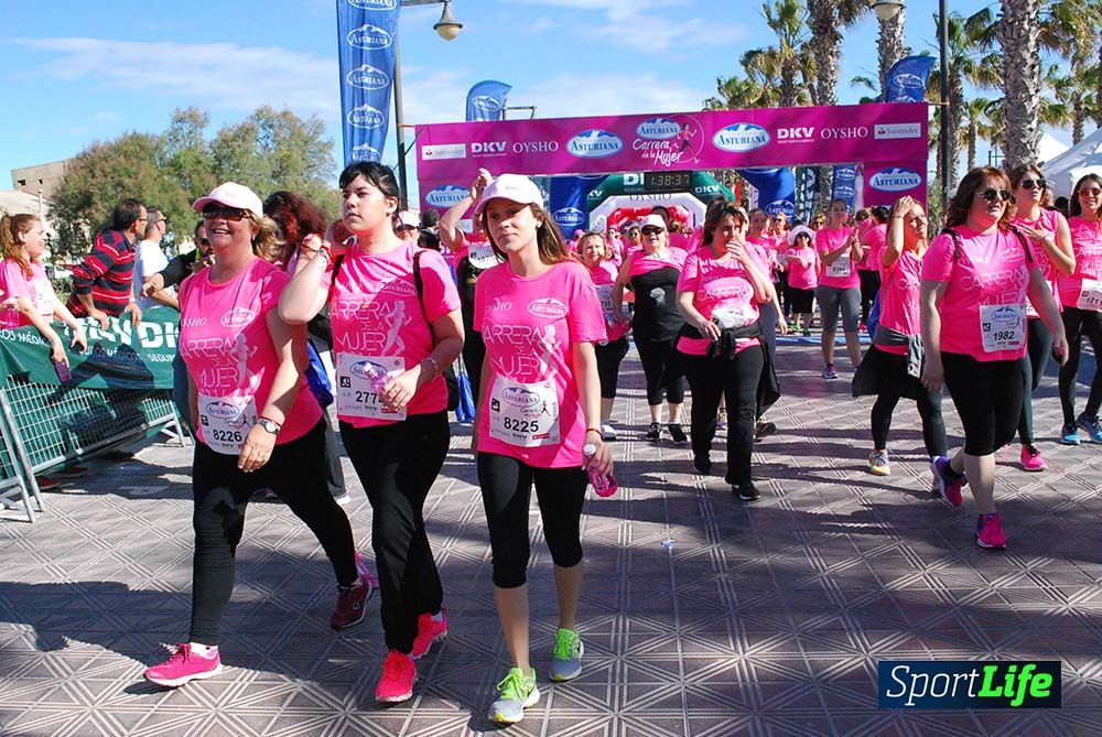 Carrera de la Mujer Valencia 2016: meta (de 01:32 a 01:41)