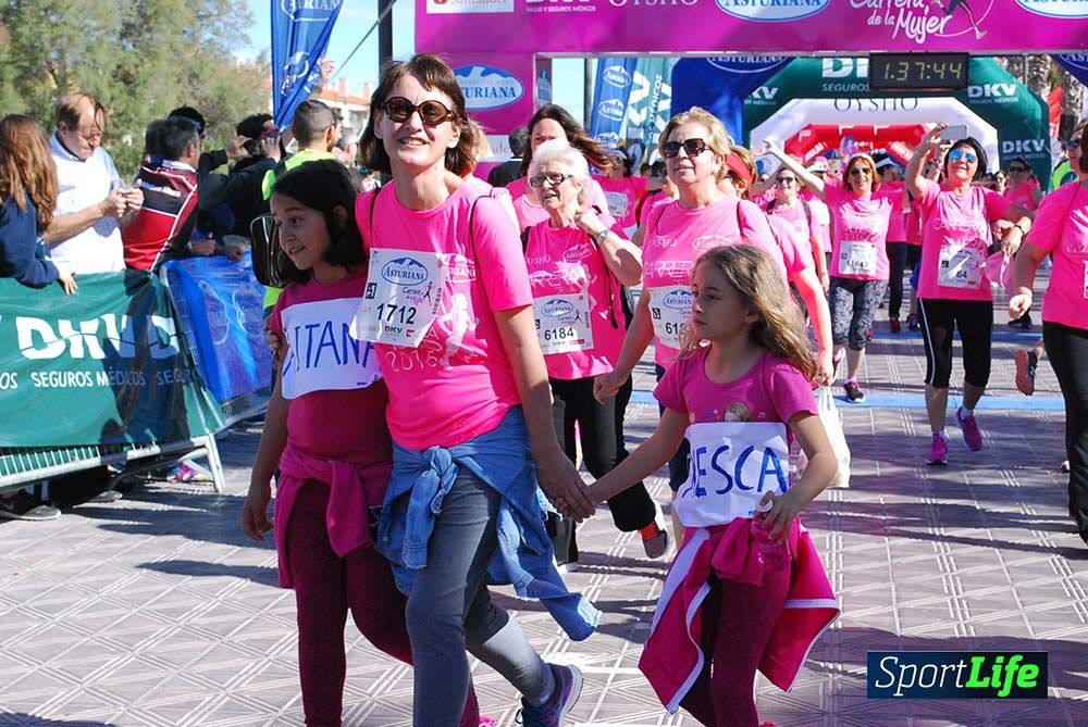 Carrera de la Mujer Valencia 2016: meta (de 01:32 a 01:41)