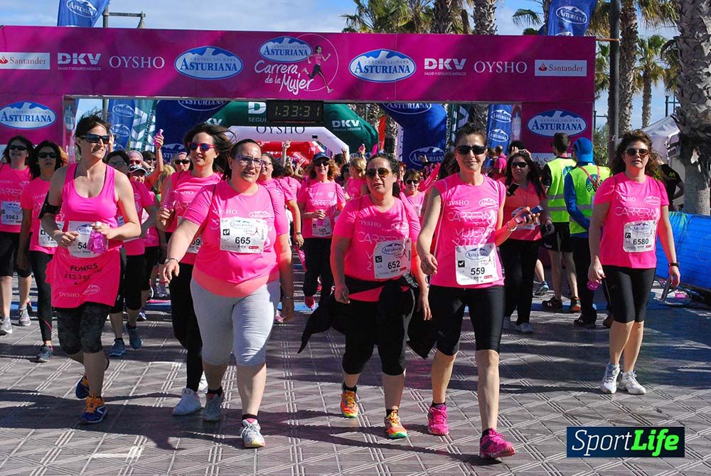Carrera de la Mujer Valencia 2016: meta (de 01:32 a 01:41)