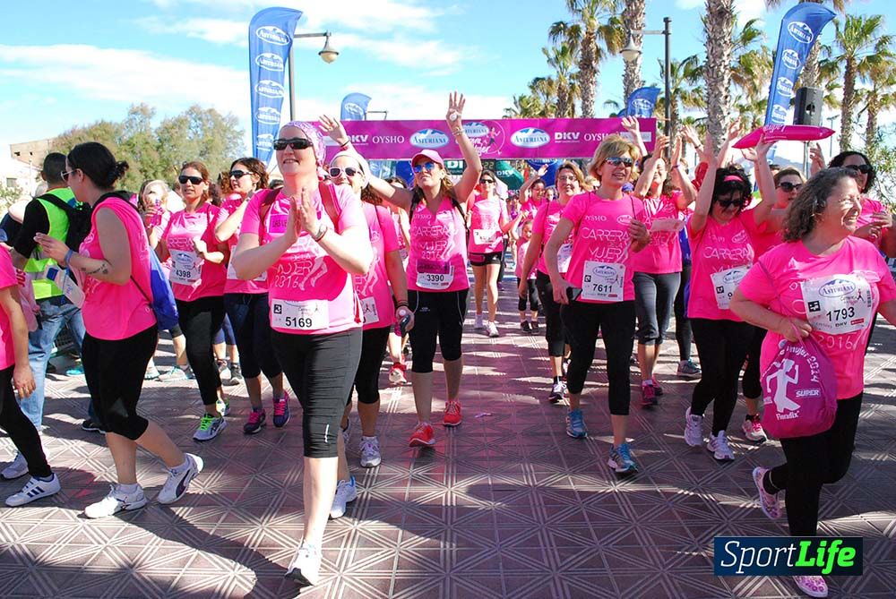 Carrera de la Mujer Valencia 2016: meta (de 01:32 a 01:41)
