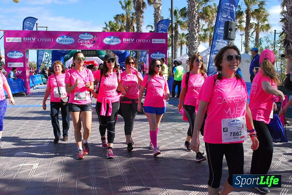 Carrera de la Mujer Valencia 2016: meta (de 01:32 a 01:41)