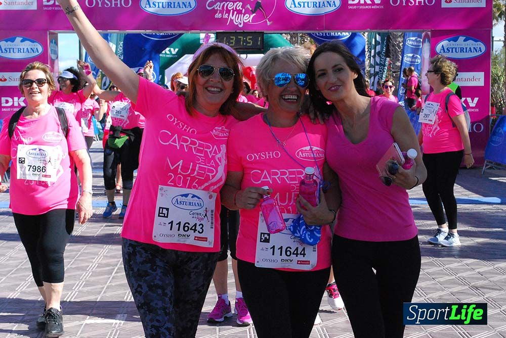 Carrera de la Mujer Valencia 2016: meta (de 01:32 a 01:41)