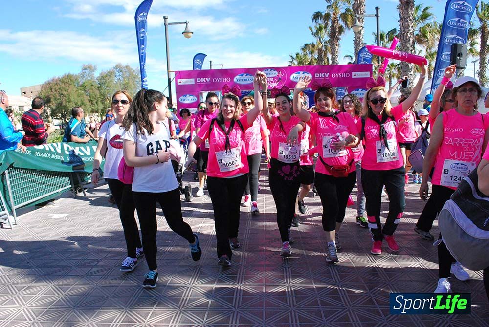 Carrera de la Mujer Valencia 2016: meta (de 01:32 a 01:41)