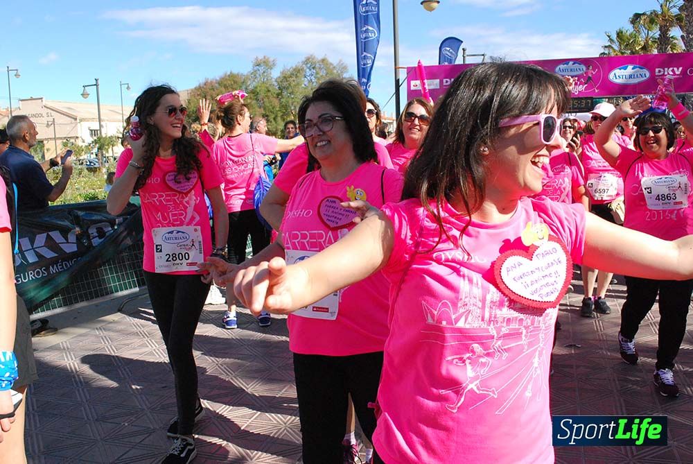 Carrera de la Mujer Valencia 2016: meta (de 01:32 a 01:41)