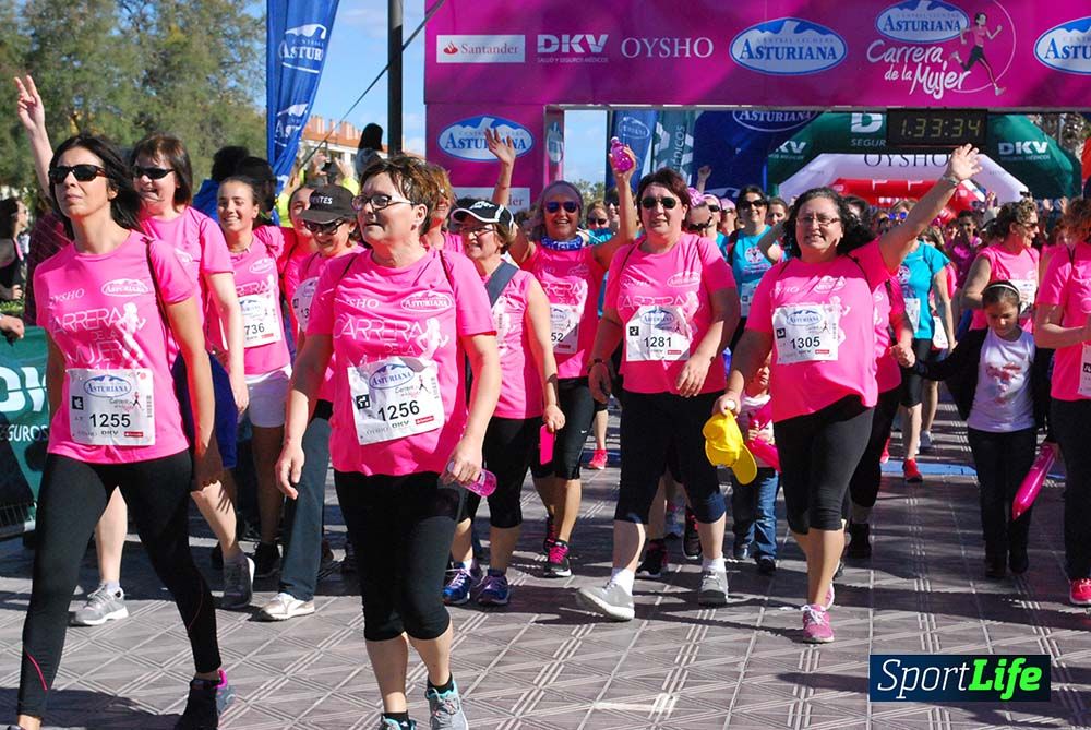 Carrera de la Mujer Valencia 2016: meta (de 01:32 a 01:41)