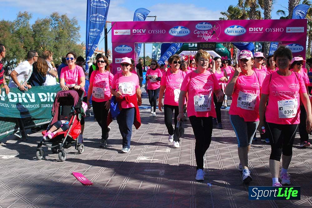 Carrera de la Mujer Valencia 2016: meta (de 01:32 a 01:41)