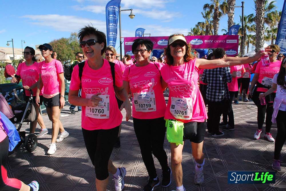 Carrera de la Mujer Valencia 2016: meta (de 01:32 a 01:41)