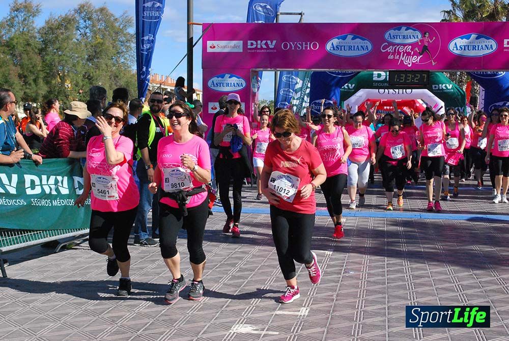 Carrera de la Mujer Valencia 2016: meta (de 01:32 a 01:41)