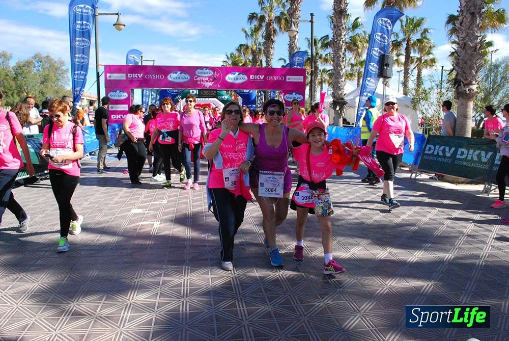 Carrera de la Mujer Valencia 2016: meta (de 01:32 a 01:41)