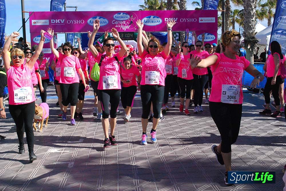 Carrera de la Mujer Valencia 2016: meta (de 01:32 a 01:41)