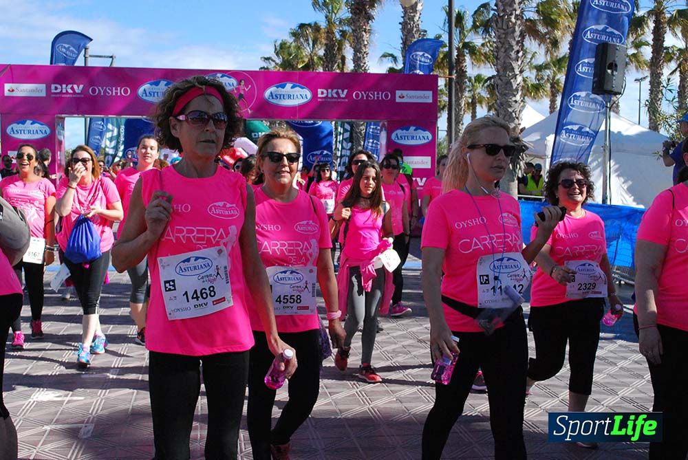 Carrera de la Mujer Valencia 2016: meta (de 01:32 a 01:41)