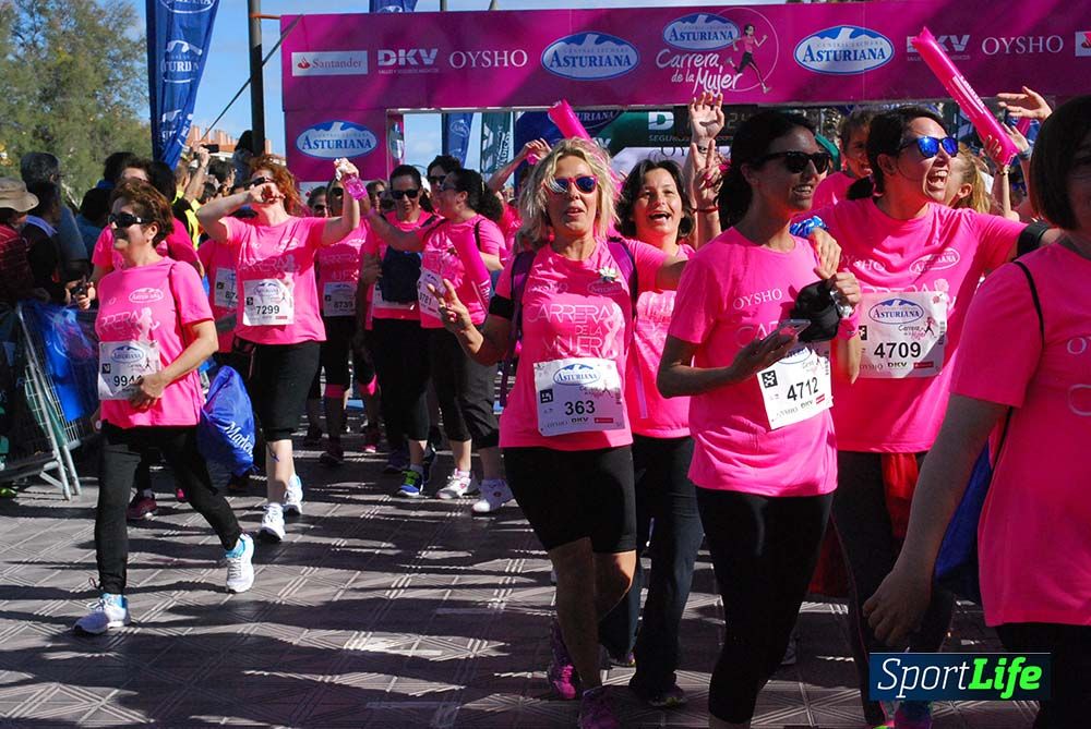 Carrera de la Mujer Valencia 2016: meta (de 01:32 a 01:41)