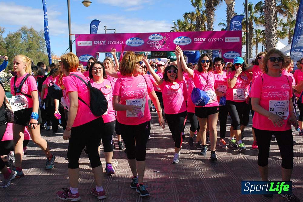 Carrera de la Mujer Valencia 2016: meta (de 01:32 a 01:41)