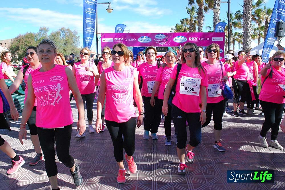 Carrera de la Mujer Valencia 2016: meta (de 01:32 a 01:41)