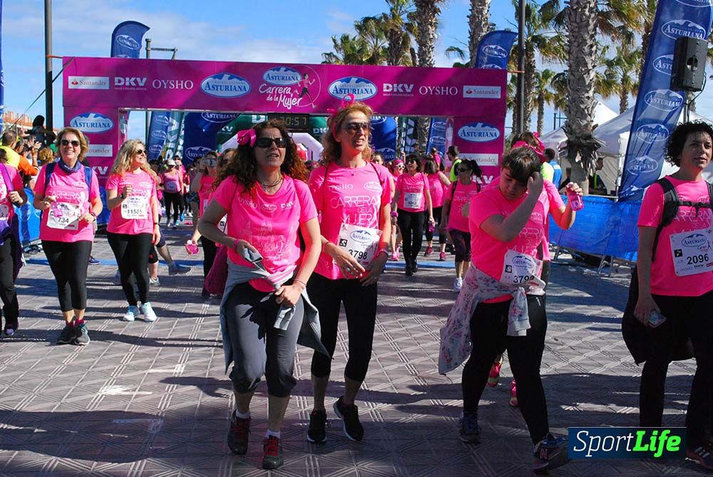 Carrera de la Mujer Valencia 2016: meta (de 01:32 a 01:41)