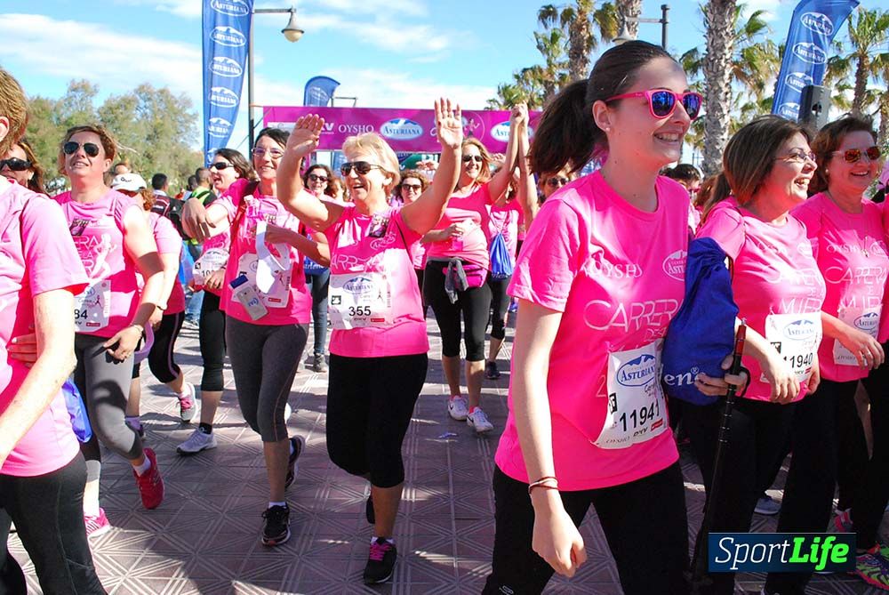 Carrera de la Mujer Valencia 2016: meta (de 01:32 a 01:41)