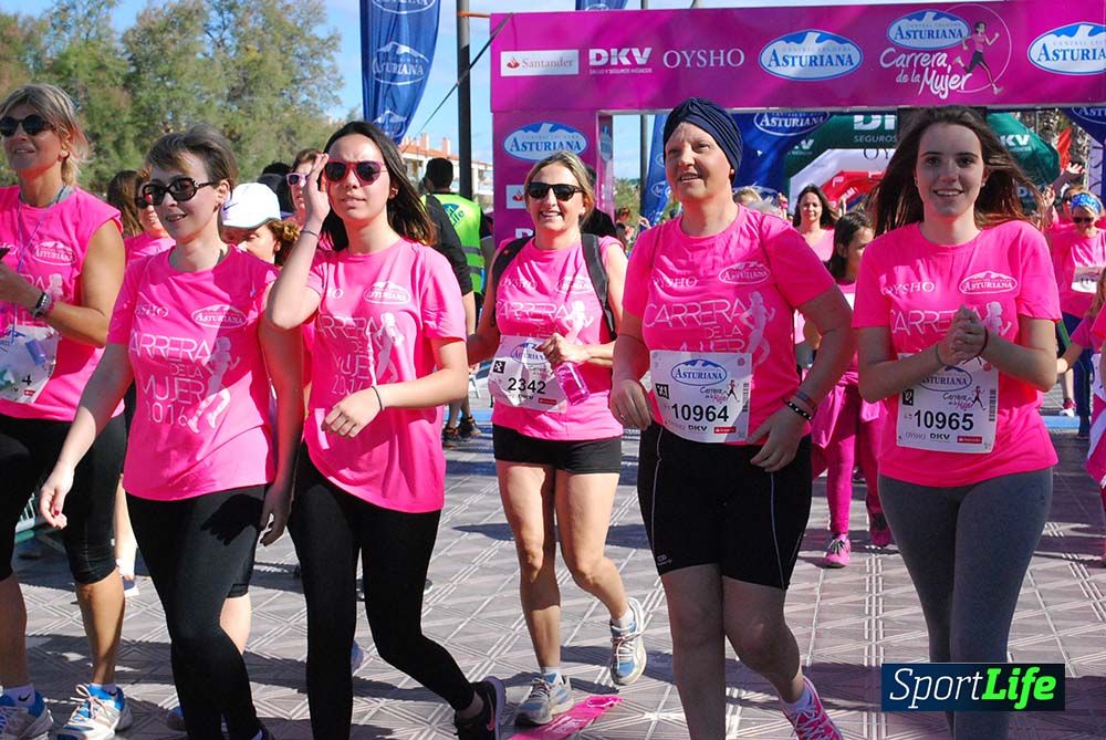 Carrera de la Mujer Valencia 2016: meta (de 01:32 a 01:41)