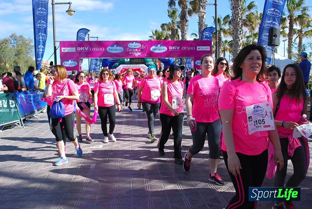 Carrera de la Mujer Valencia 2016: meta (de 01:32 a 01:41)