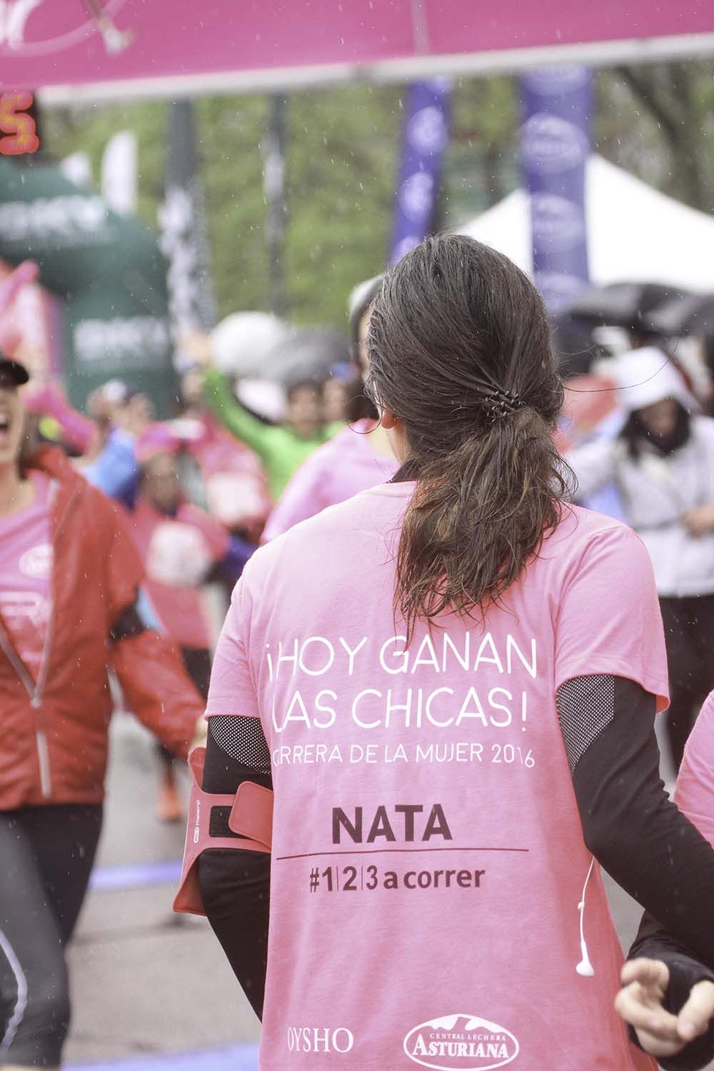 Carrera de la Mujer Madrid meta 9 Arco Izquierdo de 9.35 a 9.48