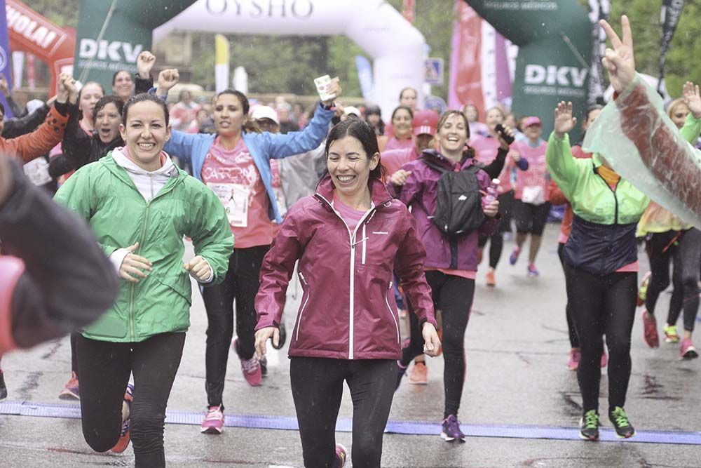 Carrera de la Mujer Madrid meta 9 Arco Izquierdo de 9.35 a 9.48