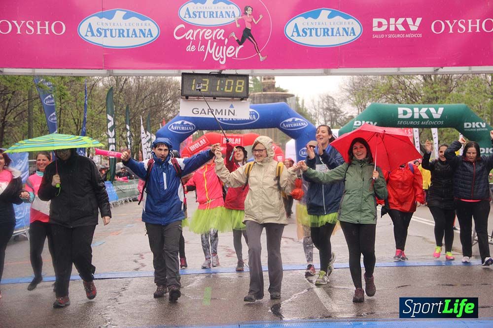 Carrera de la Mujer Madrid meta 6 Arco derecho de 10.33 a 10.45