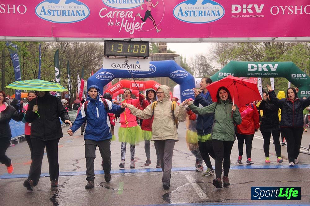 Carrera de la Mujer Madrid meta 6 Arco derecho de 10.33 a 10.45