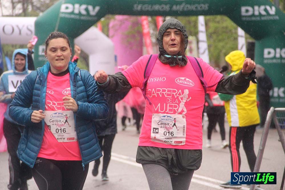 Carrera de la Mujer Madrid meta 6 Arco derecho de 10.33 a 10.45