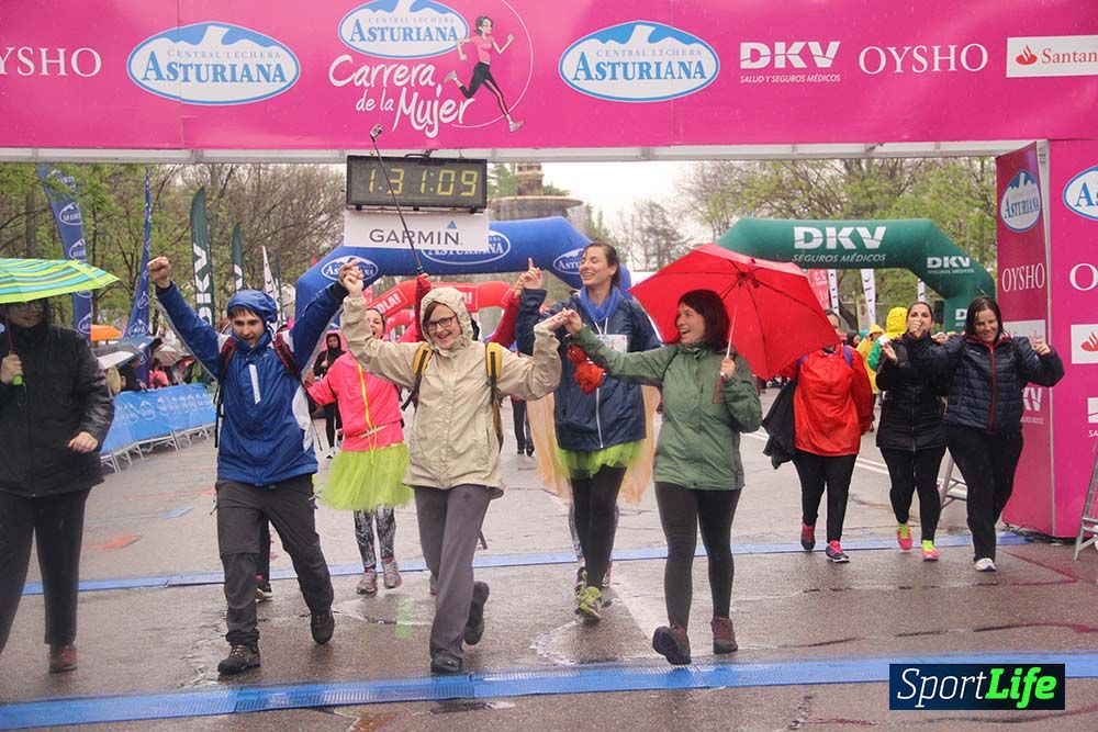 Carrera de la Mujer Madrid meta 6 Arco derecho de 10.33 a 10.45