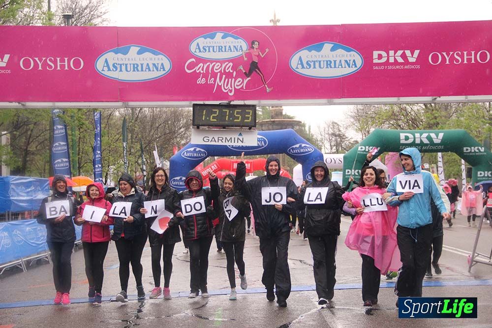 Carrera de la Mujer Madrid meta 6 Arco derecho de 10.33 a 10.45