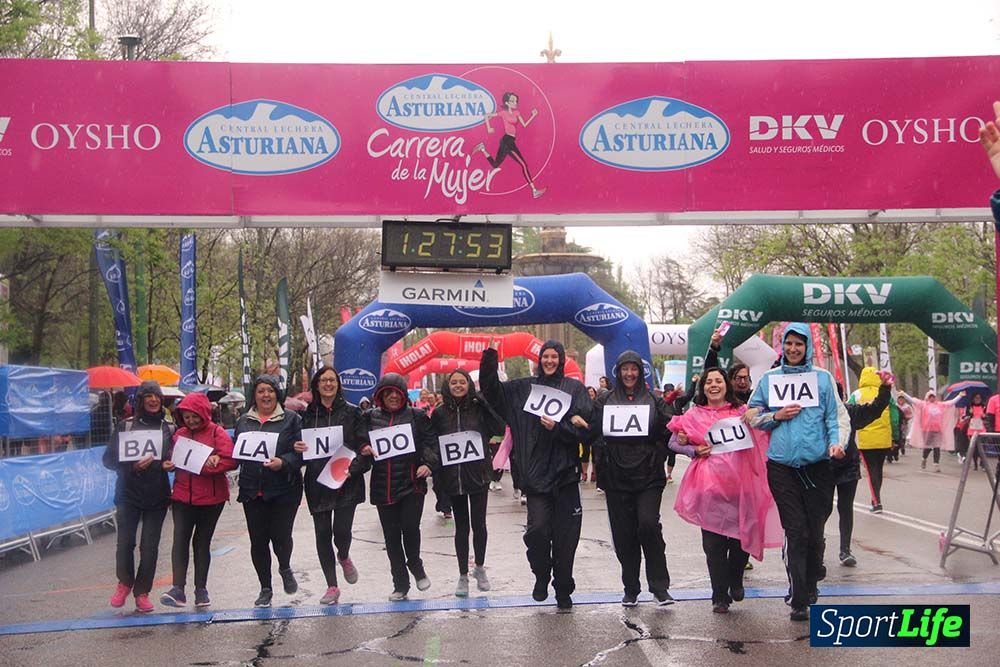 Carrera de la Mujer Madrid meta 6 Arco derecho de 10.33 a 10.45