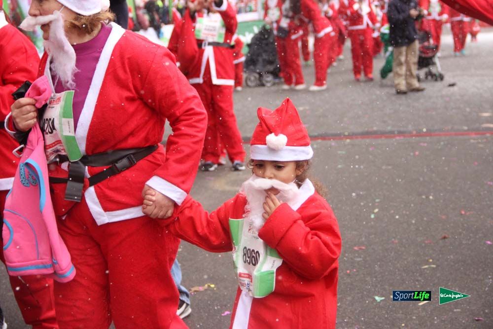 Carrera Papa Noel entrada en meta