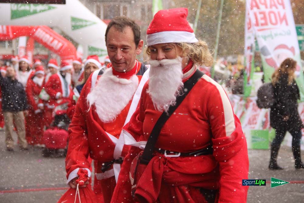 Carrera Papa Noel entrada en meta