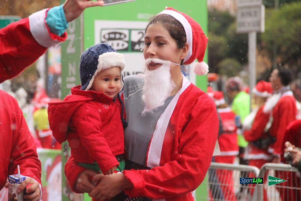 Carrera Papa Noel entrada en meta