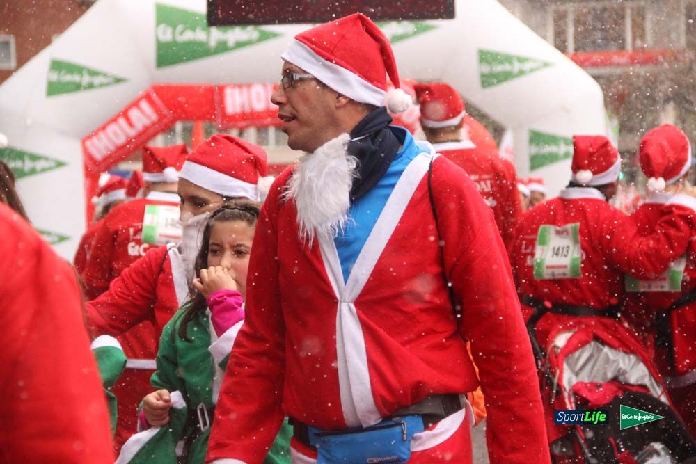 Carrera Papa Noel entrada en meta